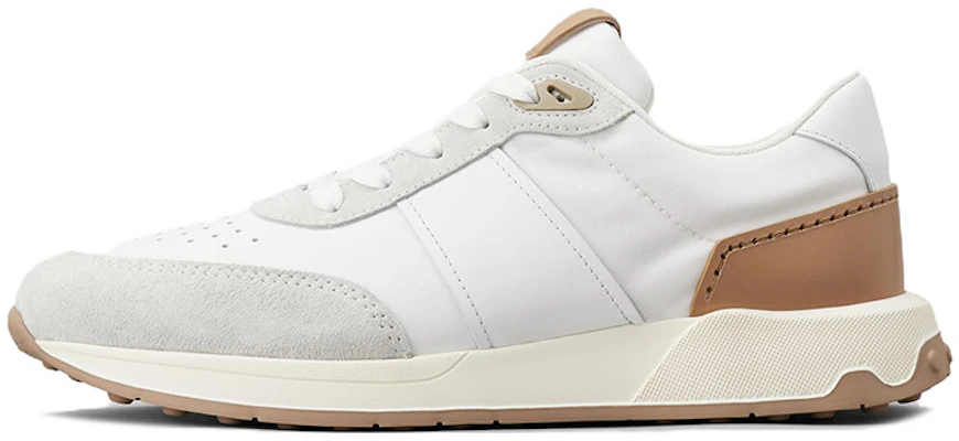 TOD''S Leder Stoff Low-Top Sneaker Schnürschuhe ''Weiß Grau Braun'' XXM63K0GT80R08140G Buy TOD''S Leder Stoff Low-Top Sneaker Schnürschuhe ''Weiß Grau Braun'' XXM63K0GT80R08140G