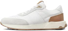 Buy TOD''S Leder Stoff Low-Top Sneaker Schnürschuhe ''Weiß Grau Braun'' XXM63K0GT80R08140G