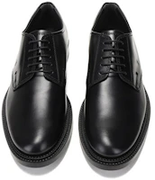 Shop TOD'S 皮革系帶鞋商務皮鞋 黑色