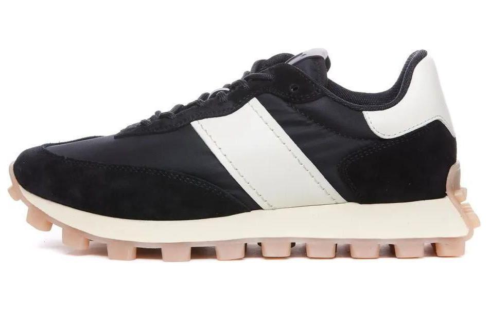 TOD'S Leather Lace-Up Low-Top Sneaker 'Black'