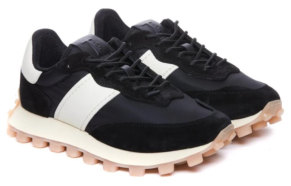 TOD'S Leather Lace-Up Low-Top Sneaker 'Black' 圖 3