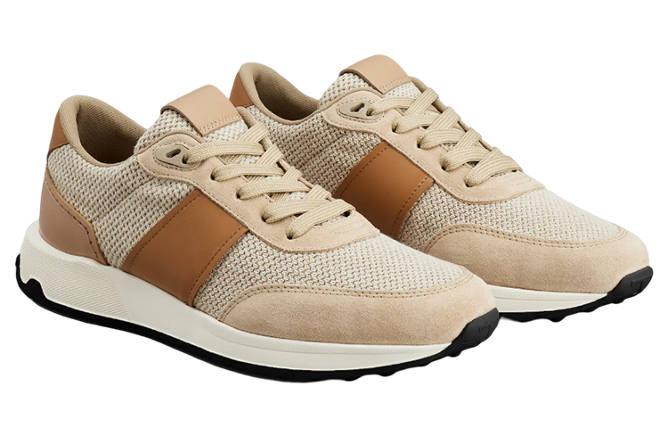 Order TOD'S托德斯 皮革 系带 低帮 休閒運動鞋 男款 淺棕色