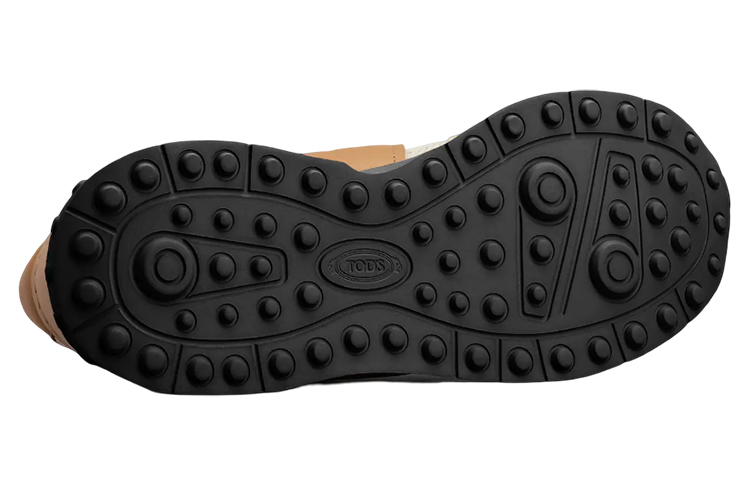 Shop TOD'S托德斯 皮革 系带 低帮 休閒運動鞋 男款 淺棕色