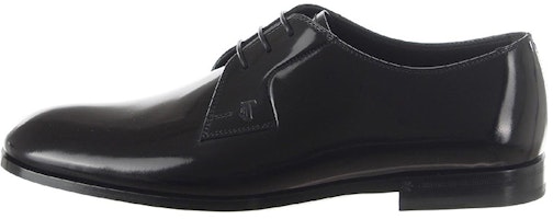 TOD'S Leather Lace-Up Round-Toe 'Black' XXM46B0AU80AKTB999 TOD'S Leather Lace-Up Round-Toe 'Black' XXM46B0AU80AKTB999