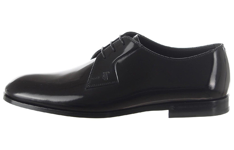 TOD'S Leather Lace-Up Round-Toe 'Black' XXM46B0AU80AKTB999
