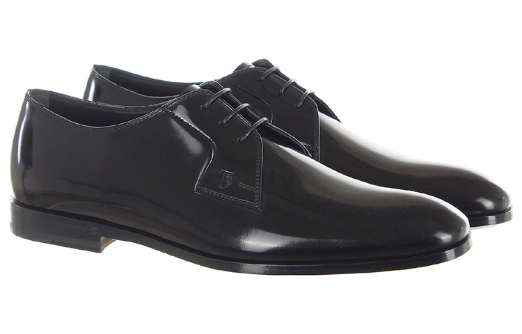 Lookbook Zapatos TOD'S de Piel Cordones Punta Redonda 'Negros'. XXM46B0AU80AKTB999