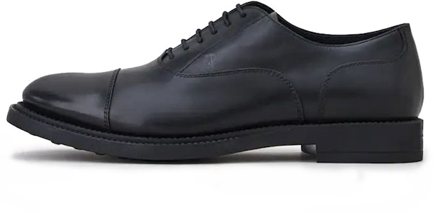 TOD'S 皮革綁帶鞋 黑色 Buy TOD'S 皮革綁帶鞋 黑色