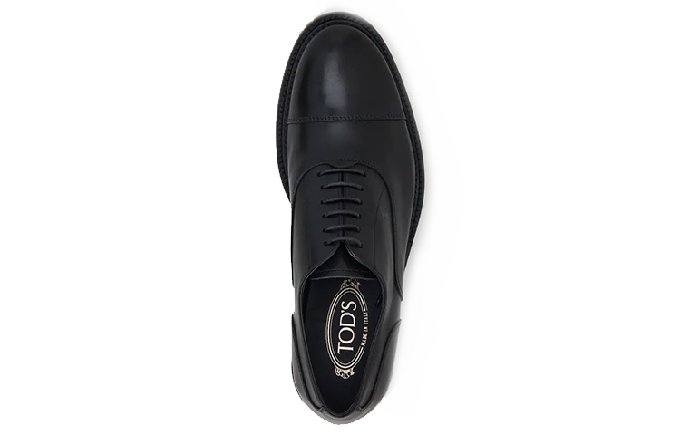 Lookbook TOD'S 皮革綁帶鞋 黑色