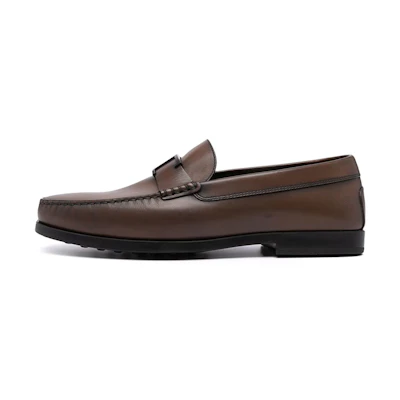 TOD'S Leather Loafer 'Brown'