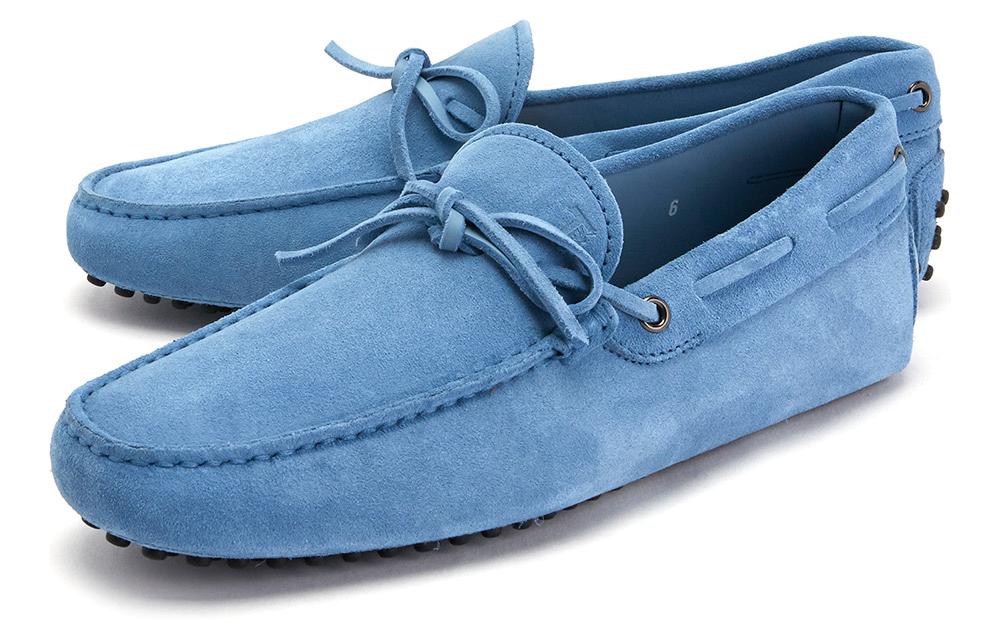 TOD'S Leather Loafer 'Light Blue' 圖 3