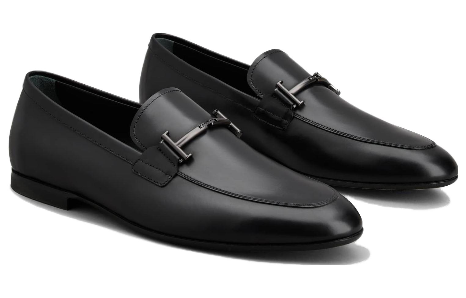 TOD'S Leather Loafers 'Black CMFT Slip-On' 圖 2
