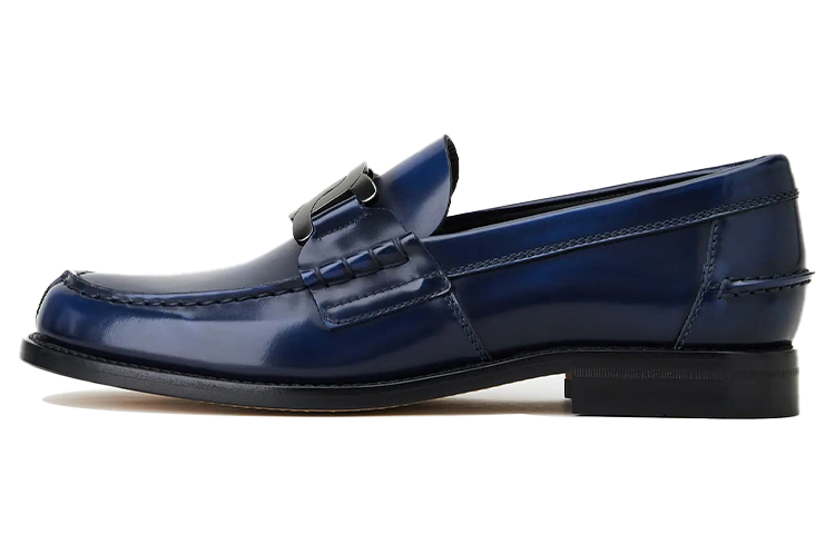 TOD'S Leather Loafers 'Dark Blue'