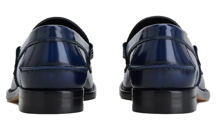 TOD'S Leather Loafers 'Dark Blue' 圖 3