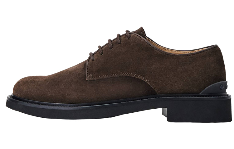 TOD'S Leather Low-Top Lace-Up 'Brown' XXM06H00C20RE0S800