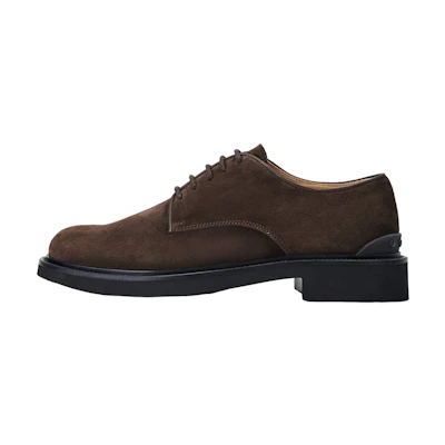 TOD'S Leather Low-Top Lace-Up 'Brown'
