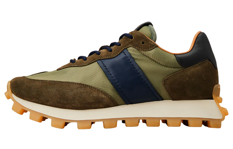 TOD'S Leather Low-Top Sneaker 'Blue Green'