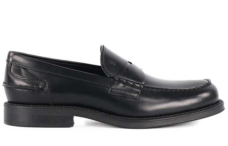 TOD'S Leather Moccasin 'Black' 圖 2