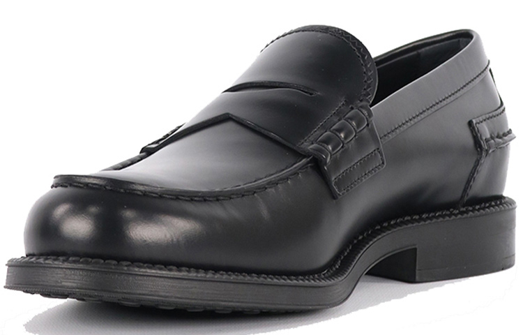 TOD'S Leather Moccasin 'Black' 圖 3