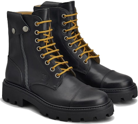 TOD'S Leather Printed Lace-Up Ankle Boots 'Black Fashion' XXM08J0FZ00NHVB999 Order TOD'S Leather Printed Lace-Up Ankle Boots 'Black Fashion' XXM08J0FZ00NHVB999