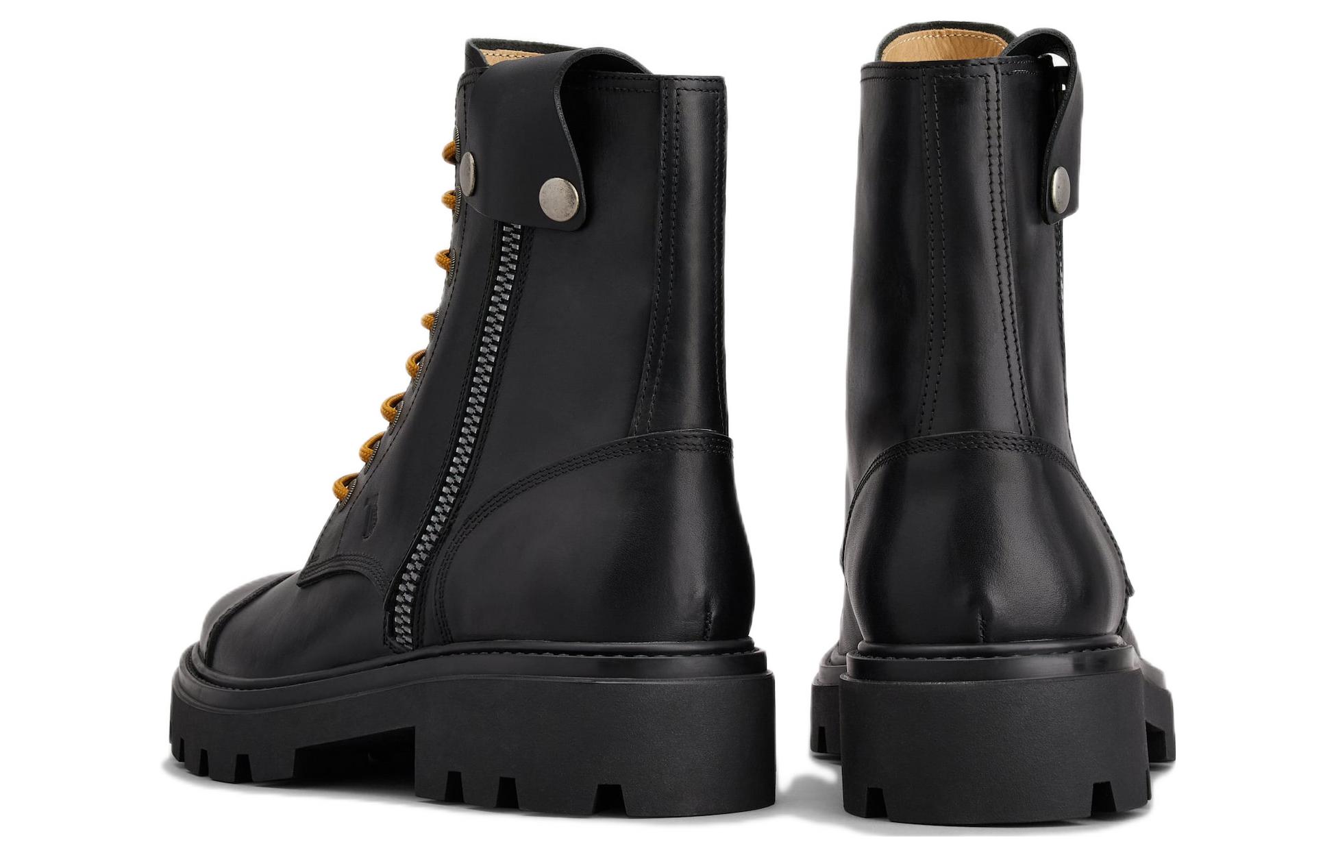 Lookbook TOD'S Sepatu Boot Kulit Cetak Tali 'Black Fashion' XXM08J0FZ00NHVB999