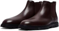Shop TOD''S Leder Runde Zehen Chelsea Boots ''Coffee'' XXM59K0HG40W8PS804