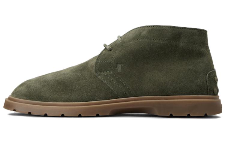 Buy TOD'Sレザーショートブーツ　緑 (シンプル快適) XXM59K00D80RE0V813