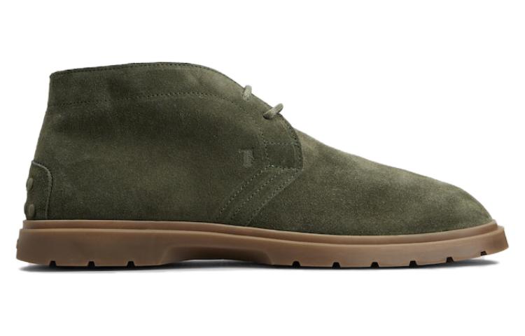 Order TOD'Sレザーショートブーツ　緑 (シンプル快適) XXM59K00D80RE0V813