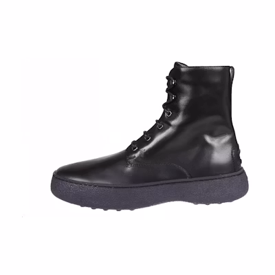 TOD'S Leather Simple Versatile Ankle Boots 'Black'
