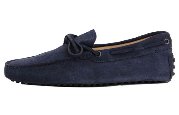 Buy TOD'S Leather Slip-On Flat 'Blue' XM0VH00050RE0U800