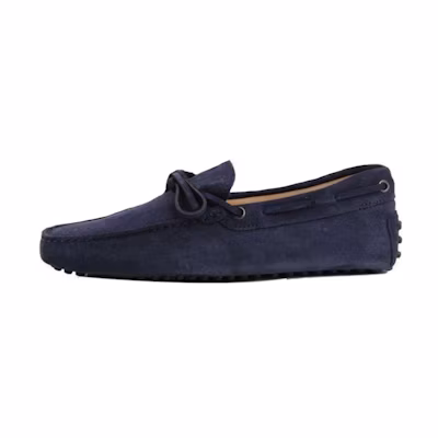 TOD'S Leather Slip-On Flat 'Blue'
