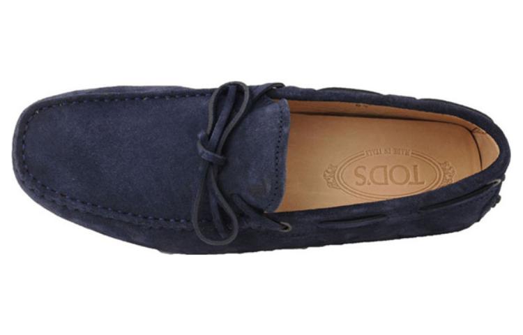 TOD'S Leather Slip-On Flat 'Blue' 圖 3