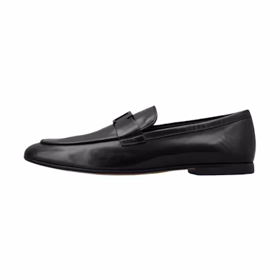 TOD'S Leather Slip-On Loafers 'Black'