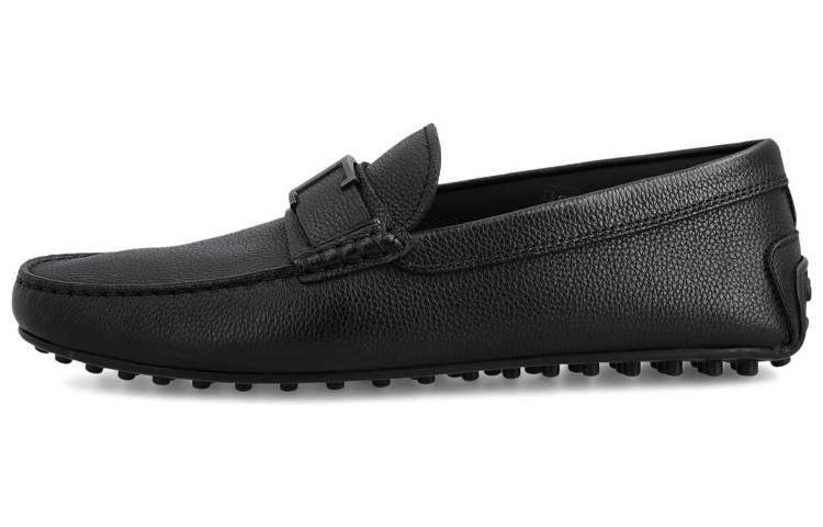 TOD'S Leather Slip-On Round Toe Low-Top 'Black'