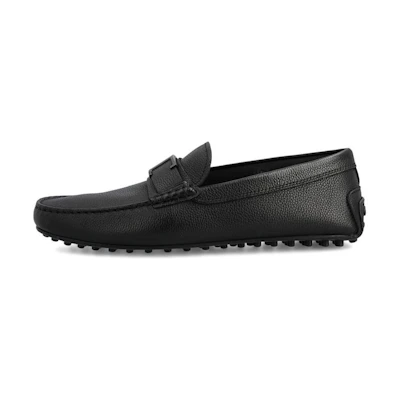 TOD'S Leather Slip-On Round Toe Low-Top 'Black'