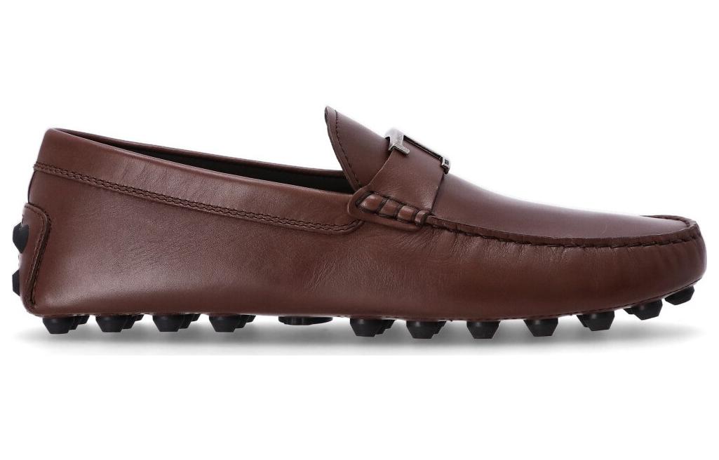 Order TOD'S Leather T-Bar Loafers 'Brown' XXM52K0GW60N6MS611