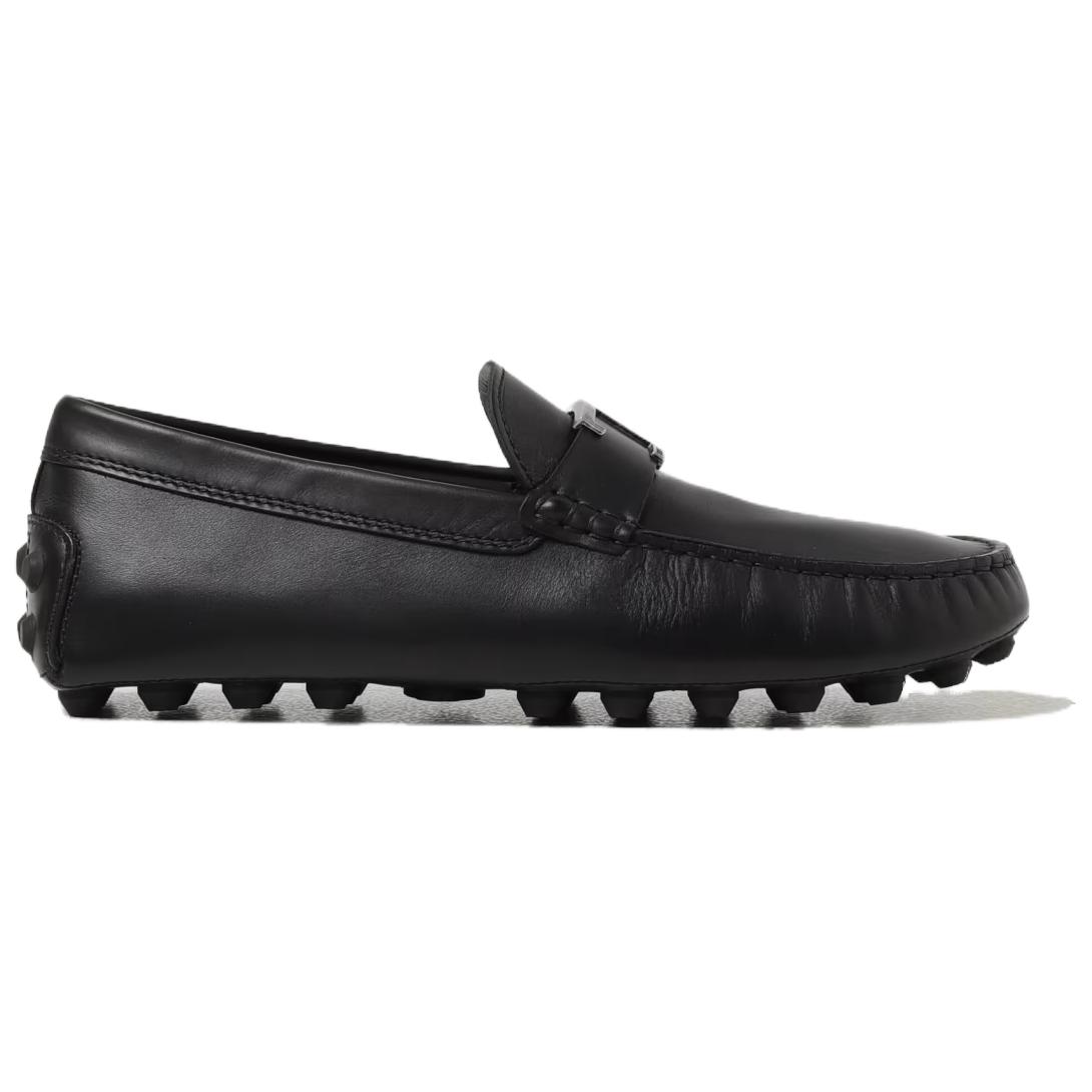 Order TOD'S Leather T-Buckle Loafers 'Black' XXM52K0GW60N6MB999