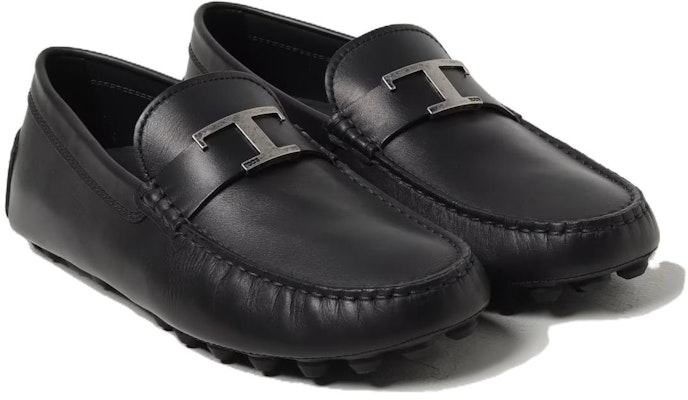 托德斯 黑色皮革T扣乐福鞋 XXM52K0GW60N6MB999 Lookbook 托德斯 黑色皮革T扣乐福鞋 XXM52K0GW60N6MB999