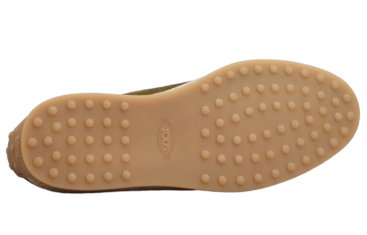 TOD'S Loafer 'Green Velvet Fashion Round Toe' 圖 4