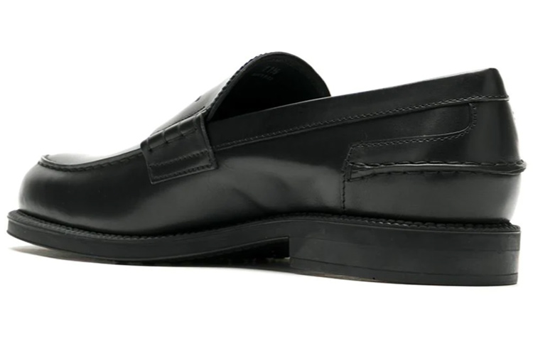 TOD'S Low-Top Casual Leather Sneakers 'Black Fashion' 圖 3