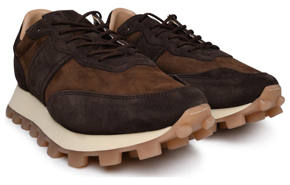 TOD'S Low-Top Lace-Up 'Brown' 圖 4