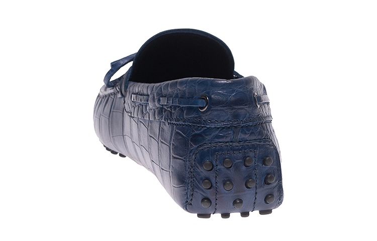 TOD'S Low-Top Leather Sneakers 'Blue' 圖 4