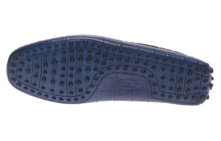 TOD'S Low-Top Leather Sneakers 'Blue' 圖 5