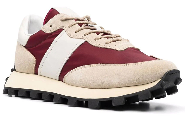 TOD'S Low Top Sneaker 'Grey White Red' 圖 2