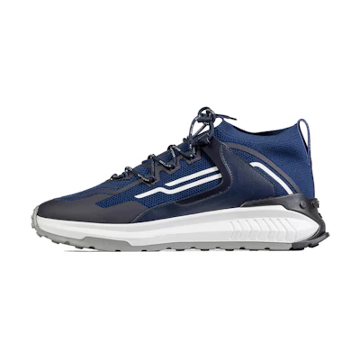 TOD'S Nylon Leather Low-Top 'Blue White'