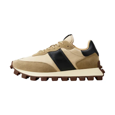 TOD'S Suede and Fabric Sneakers 'Beige'