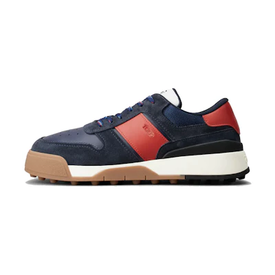 TOD'S Suede and Smooth Leather Sneaker 'Blue'