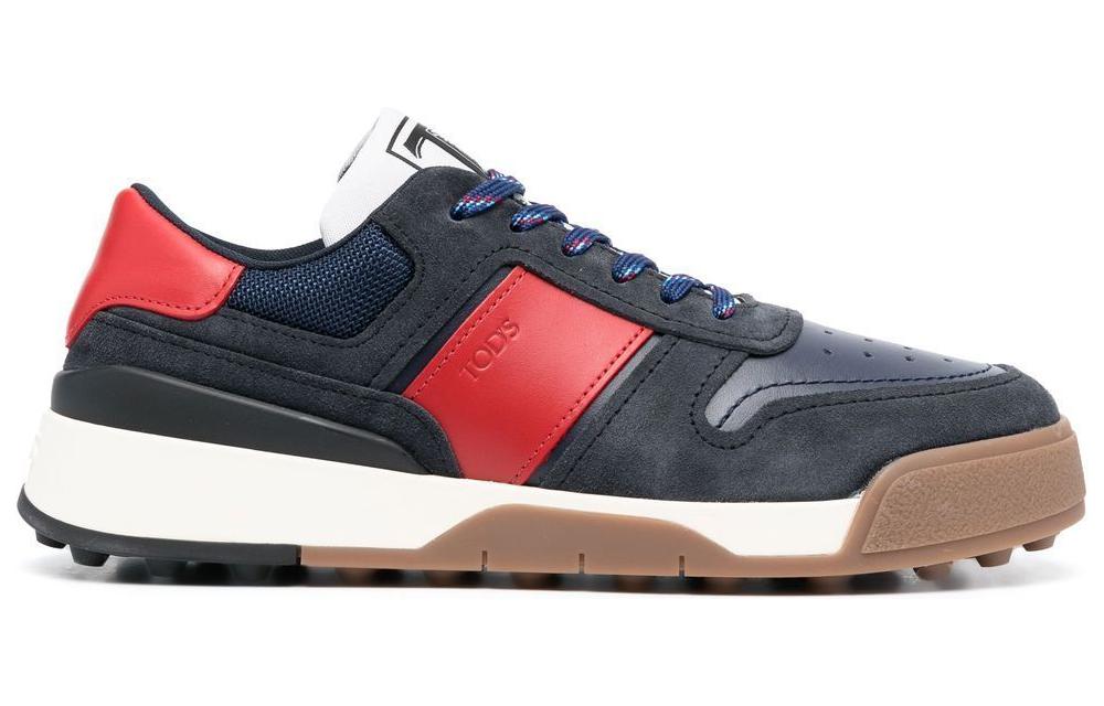 TOD'S Suede and Smooth Leather Sneaker 'Blue' 圖 2
