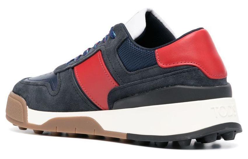 TOD'S Suede and Smooth Leather Sneaker 'Blue' 圖 3