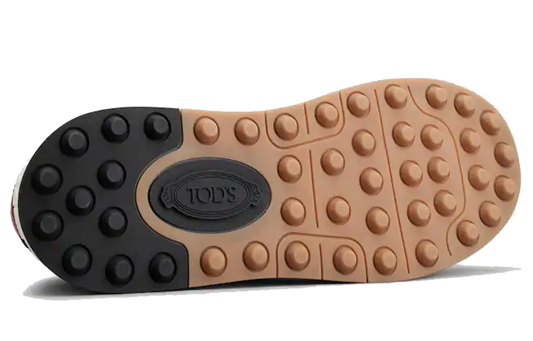 TOD'S Suede and Smooth Leather Sneaker 'Blue' 圖 5