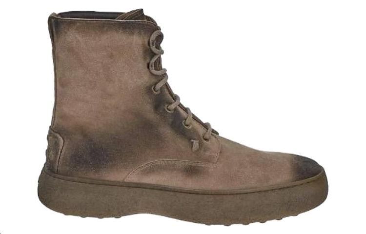 TOD'S Suede Ankle Boot 'Fashion Trend Brown' 圖 2